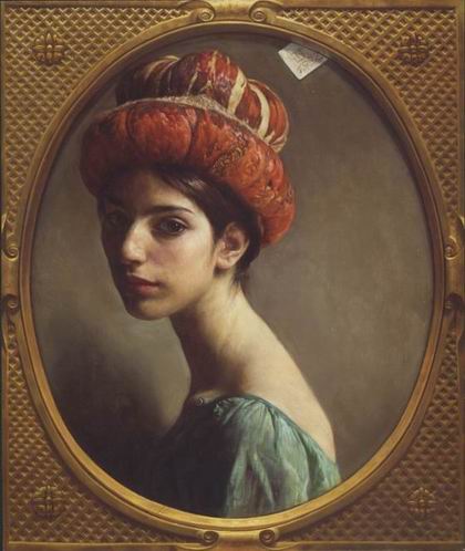 Portrait oil painting