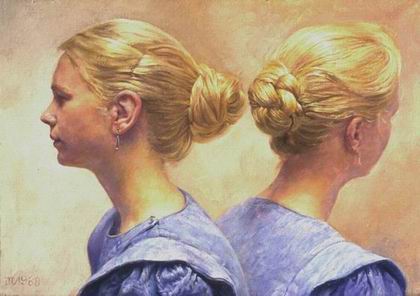 Portrait oil painting