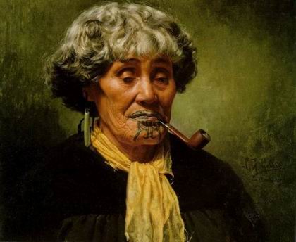 Portrait oil painting