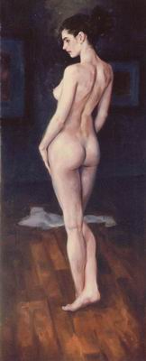Nude oil painting