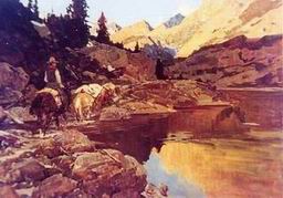 Occidental oil painting