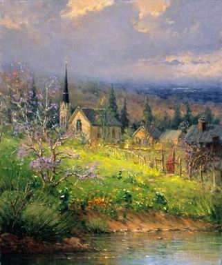 Occidental oil painting