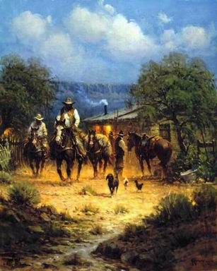 Occidental oil painting