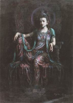 Oriental oil painting