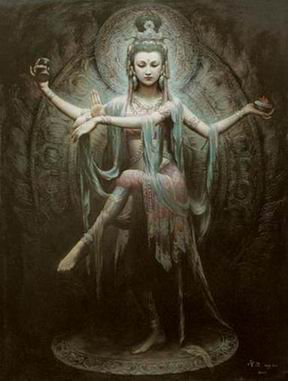 Oriental oil painting