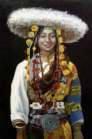 Oriental oil painting