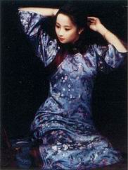 Oriental oil painting