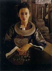 Oriental oil painting