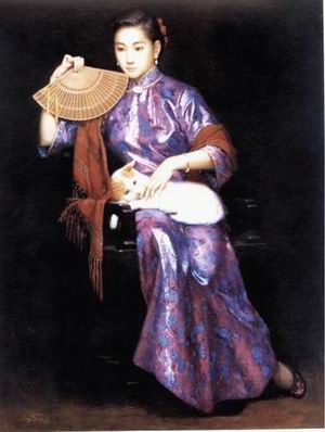 Oriental oil painting