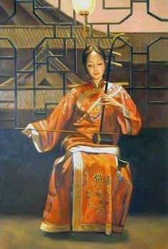 Oriental oil painting