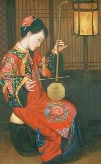 Oriental oil painting
