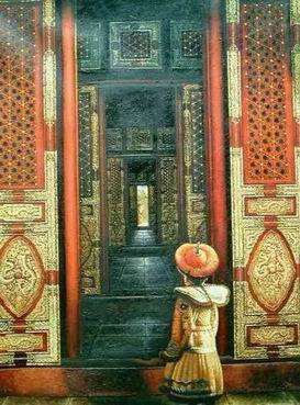 Oriental oil painting