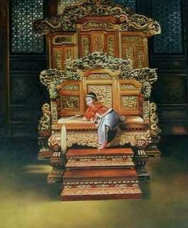 Oriental oil painting