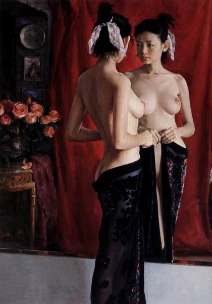 Oriental oil painting