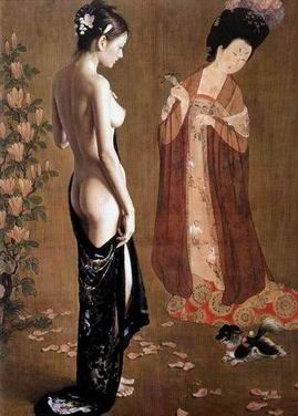 Oriental oil painting