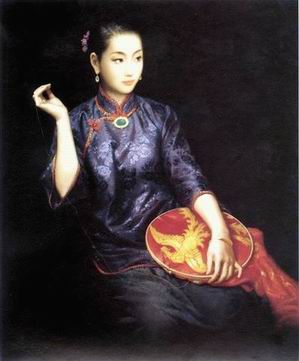 Oriental oil painting