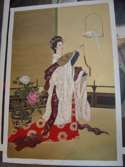 Oriental oil painting