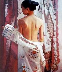 Oriental oil painting