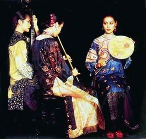 Oriental oil painting