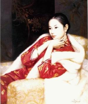 Oriental oil painting