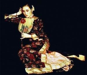 Oriental oil painting