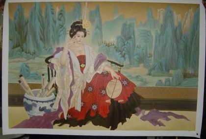Oriental oil painting
