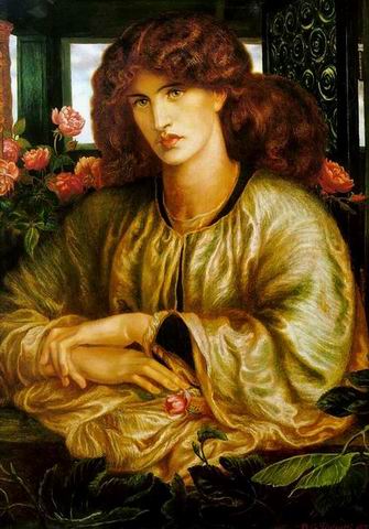 Rossetti oil painting