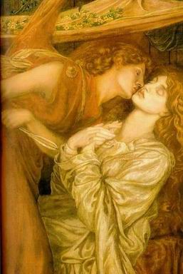 Rossetti oil painting