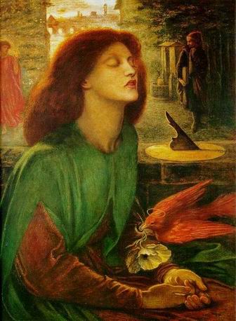 Rossetti oil painting