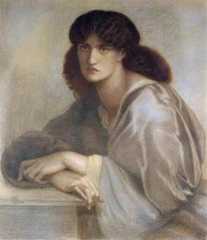 Rossetti oil painting