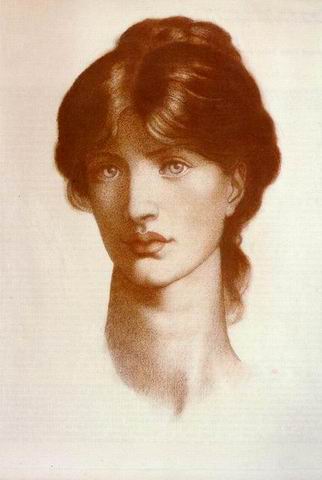 Rossetti oil painting