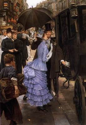 Tissot oil painting
