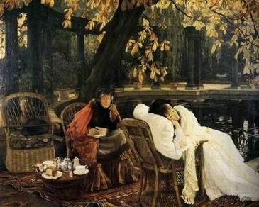 Tissot oil painting