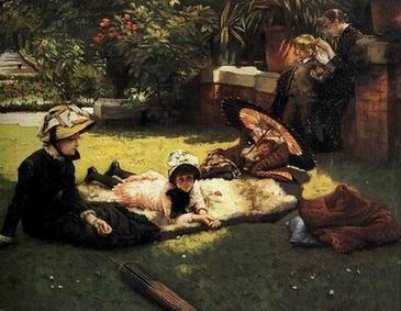 Tissot oil painting