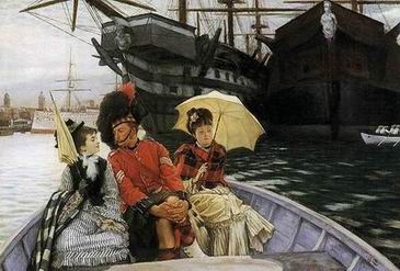 Tissot oil painting