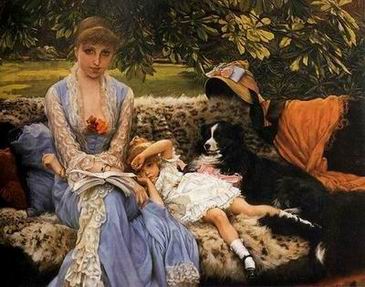 Tissot oil painting