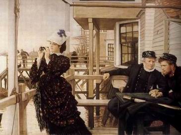 Tissot oil painting