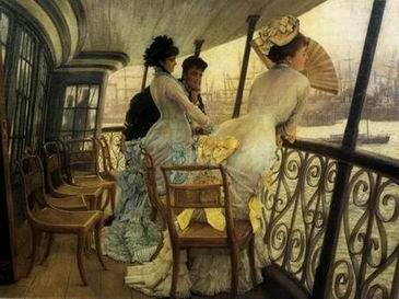 Tissot oil painting