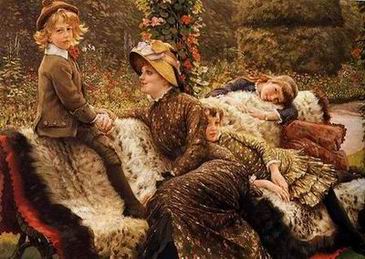 Tissot oil painting