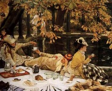 Tissot oil painting