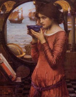 Waterhouse oil painting