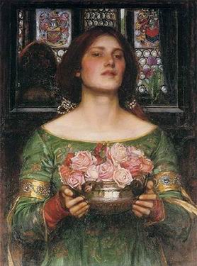 Waterhouse oil painting