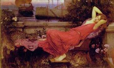 Waterhouse oil painting