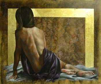 Aestheticism oil painting