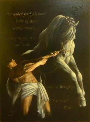 Aestheticism oil painting