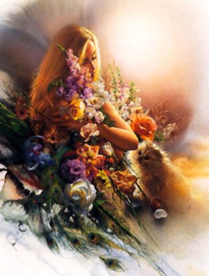 Aestheticism oil painting