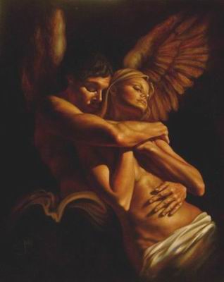 Aestheticism oil painting