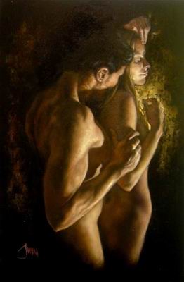 Aestheticism oil painting