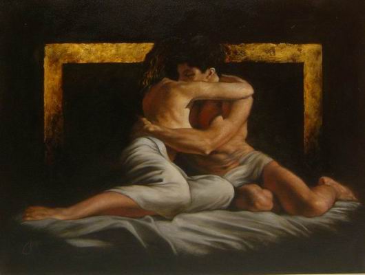 Aestheticism oil painting