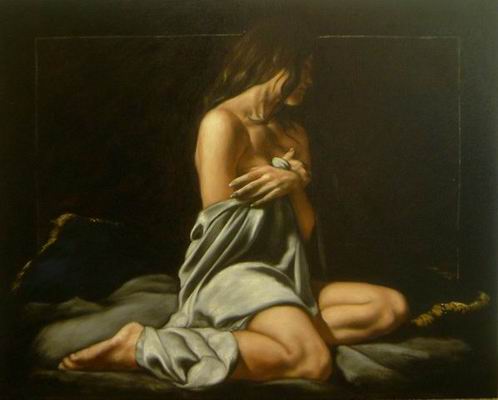 Aestheticism oil painting